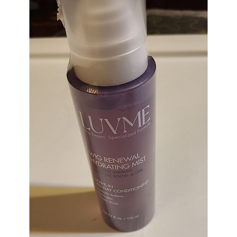 LuvMe Wig Renewal Hydrating Mist - Purple Bottle